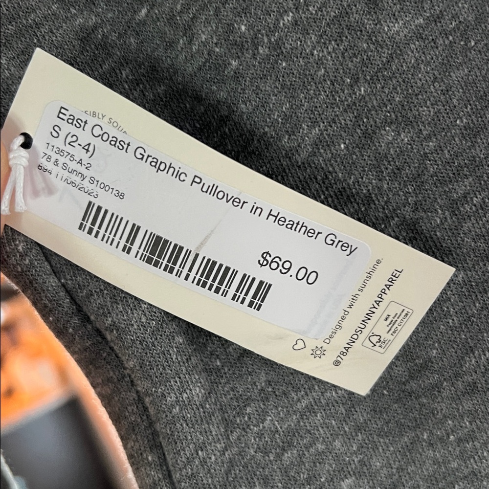 Gray 'East Coast' Sweatshirt - Picture 2 of 6